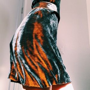 Vintage 1973 Emporio Armani Velvet Cocktail Dress